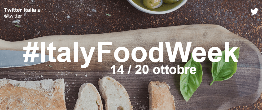 Twitter lancia l’#ItalyFoodWeek