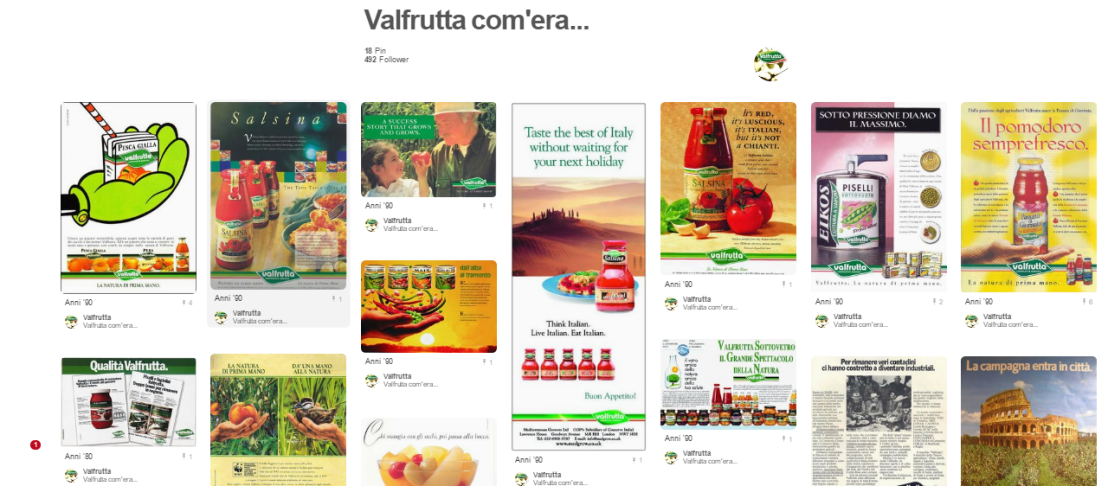 Valfrutta su Pinterest case history