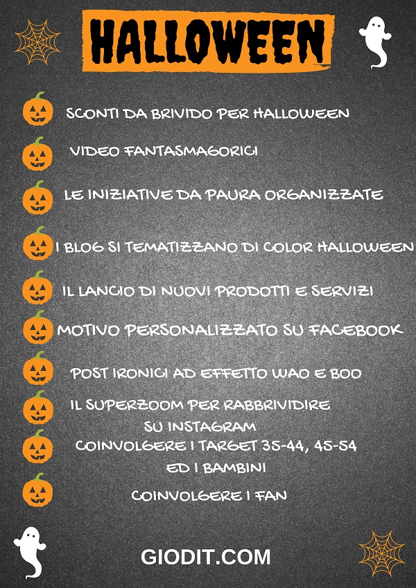 Cosa pubblicare sui social per Halloween_ Infografica_ GioDiT
