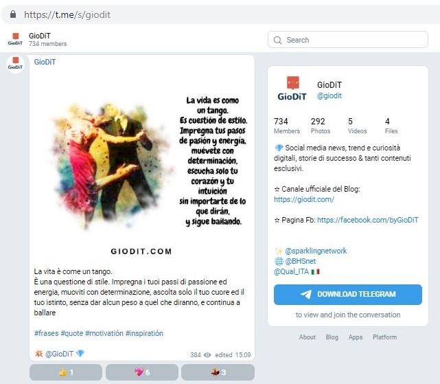 novità telegram giugno