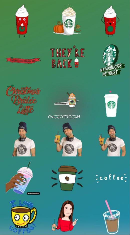 Le gif dei brand invadono le Instagram Stories_ Starbucks