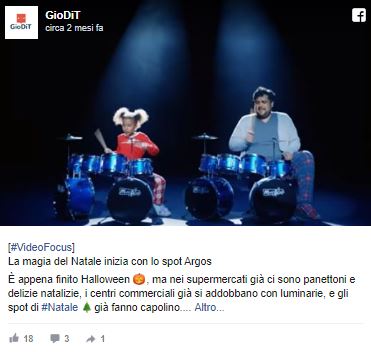 Argos _spot di Natale