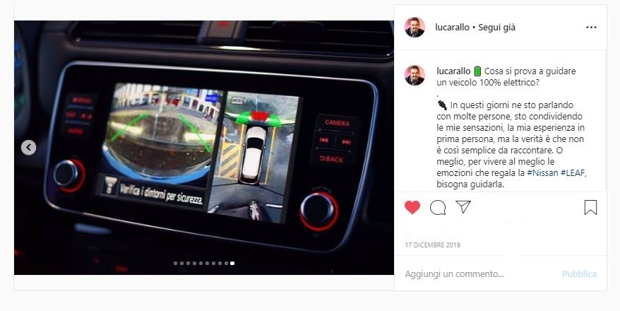 Nissan Leaf _ test su strada