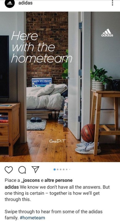 adidas_comunicare nell emergenza
