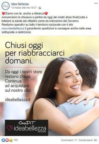 Idea Bellezza_comunicare nell'emergenza