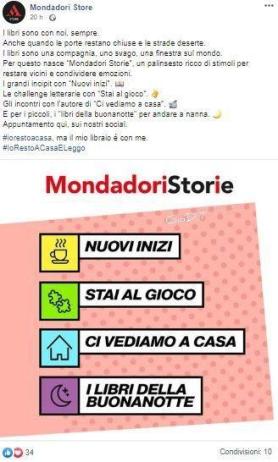 mondadori store_comunicare nell emergenza
