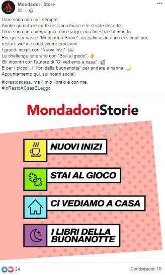 Mondadori Store: comunicare nel'emergenza