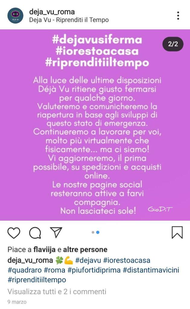 Store Deja Vu: Come cambia la comunicazione social al tempo del Coronavirus [Infografica]