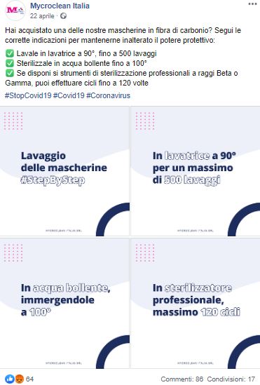 Le mascherine “spaziali”: intervista a Milena Baroni di Mycroclean Italia