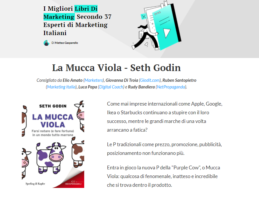 I migliori libri di marketing_contributo Giovanna Di Troia