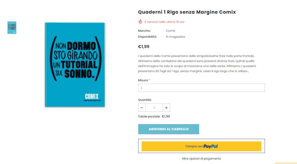 Ecommerce come vendere online_scheda prodotto di successo