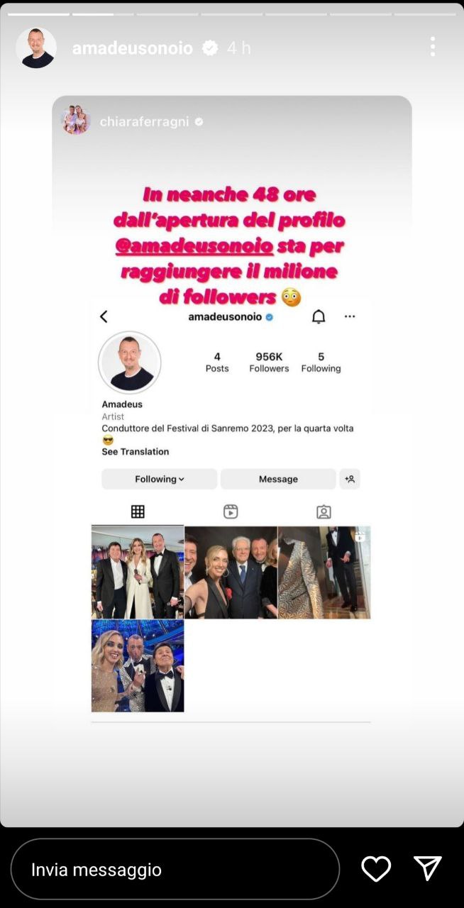 live Instagram Amadeus