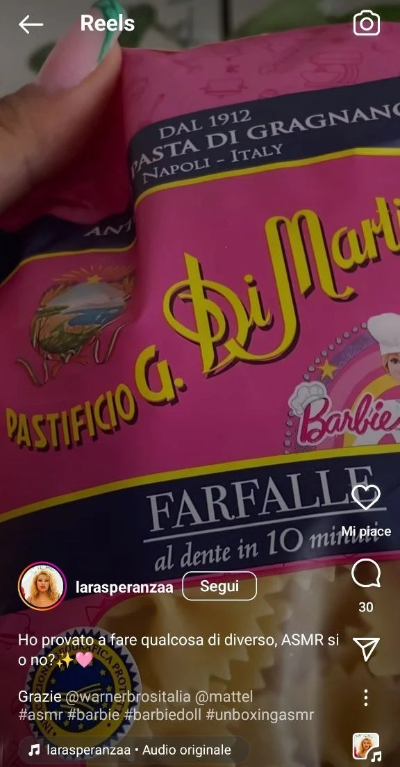 Barbie e pasta di Martino