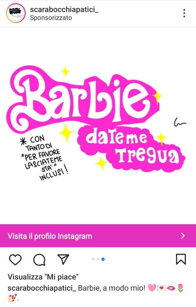 barbie mood sui social