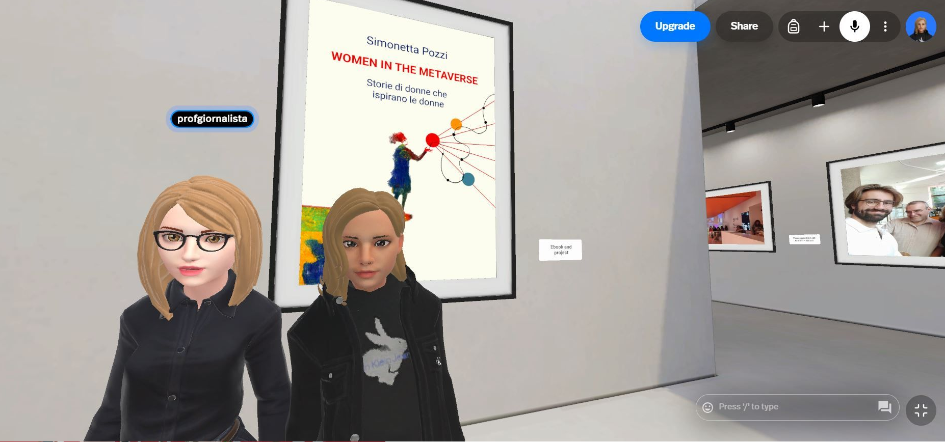 Woman in the Metaverse Simonetta Pozzi