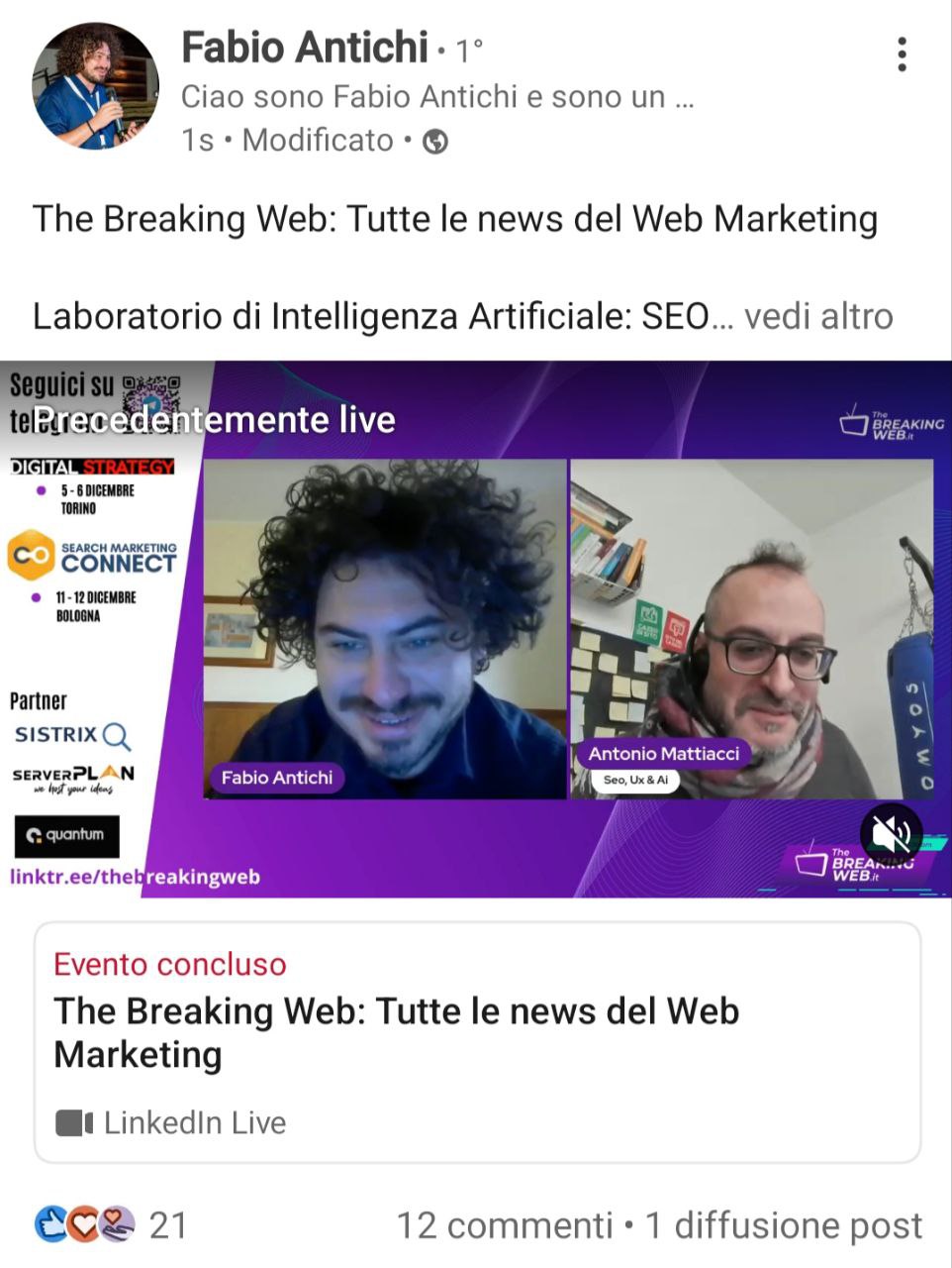 the breaking web fabio antichi