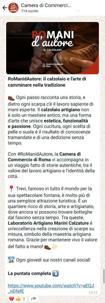 Camera di Commercio di Roma innovazione PA